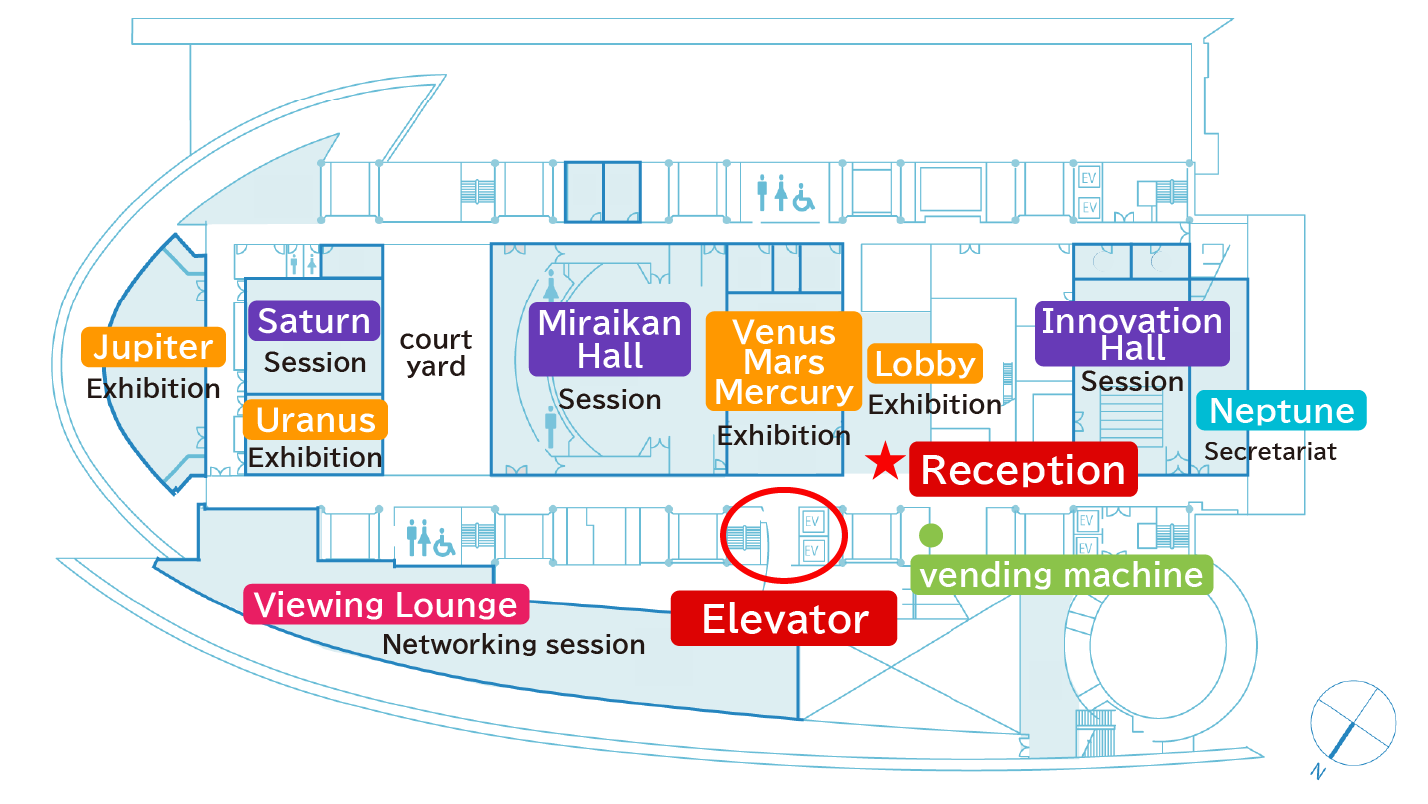 Miraikan 7F Floor Map